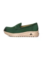 Pantofi Casual Dama din piele naturala 53671 GREEN | ADVANCER