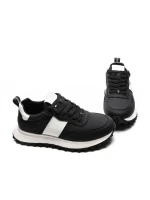 Pantofi Sport Barbati din piele naturala 7077 BLACK | ADVANCER