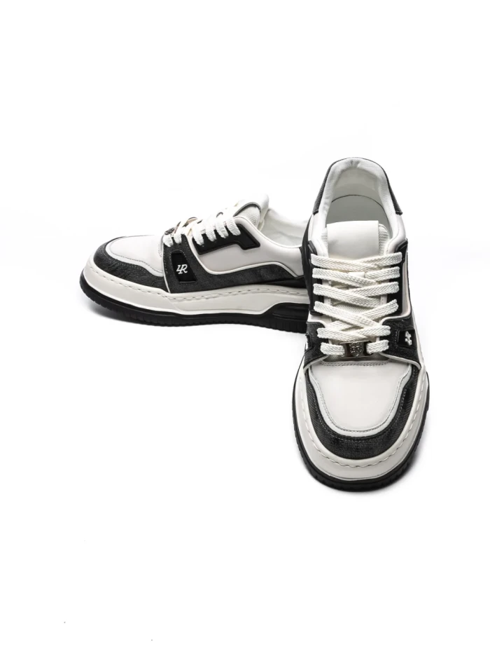 Pantofi Sport Barbati din piele naturala 6601 BLACK | ADVANCER