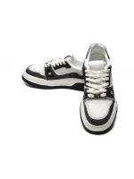 Pantofi Sport Barbati din piele naturala 6601 BLACK | ADVANCER