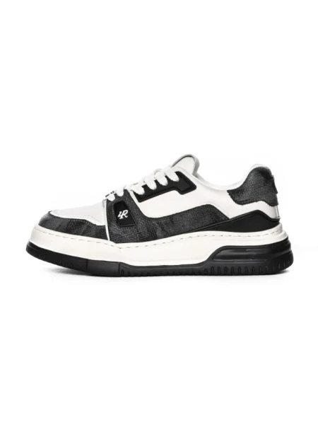 Pantofi Sport Barbati din piele naturala 6601 BLACK | ADVANCER