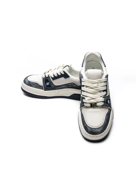 Pantofi Sport Barbati din piele naturala 6601 BLUE | ADVANCER