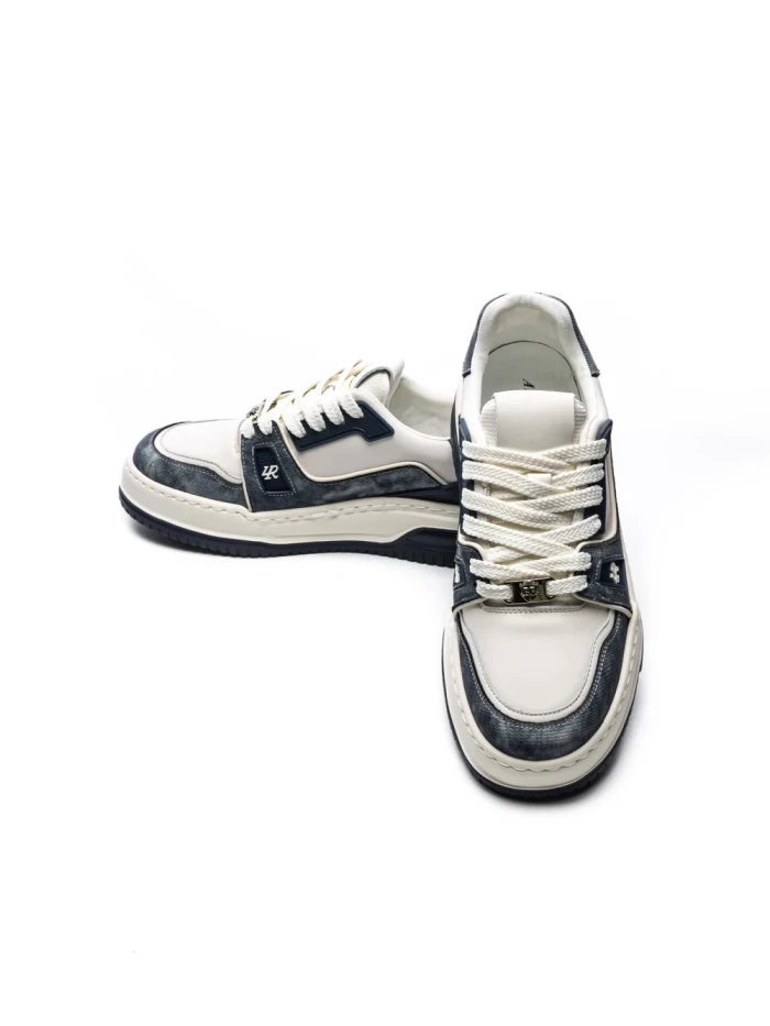Pantofi Sport Barbati din piele naturala 6601 BLUE | ADVANCER