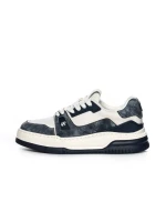 Pantofi Sport Barbati din piele naturala 6601 BLUE | ADVANCER