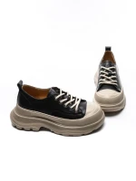 Pantofi Casual Dama din piele naturala 6805 BLACK | ADVANCER
