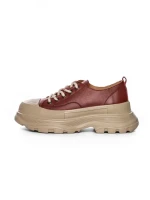 Pantofi Casual Dama din piele naturala 6805 RED | ADVANCER