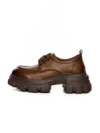 Pantofi Casual Dama din piele naturala KM1606 BROWN | ADVANCER