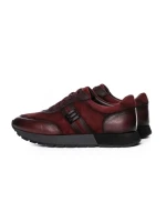 Pantofi Sport Barbati din piele naturala 1-230-77 WINE | ADVANCER