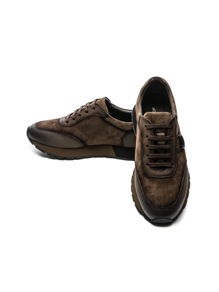 Pantofi Sport Barbati din piele naturala 1-230-77 COFFEE | ADVANCER