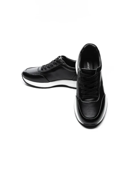 Pantofi Sport Barbati din piele naturala 5326 BLACK | ADVANCER