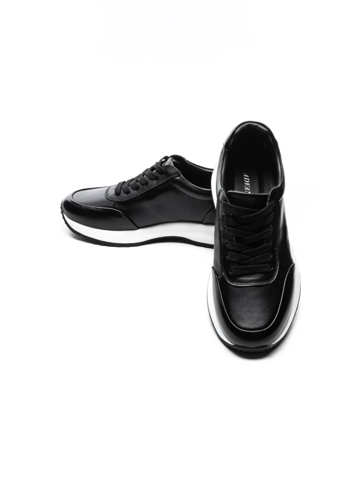 Pantofi Sport Barbati din piele naturala 5326 BLACK | ADVANCER