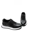 Pantofi Sport Barbati din piele naturala 5326 BLACK | ADVANCER