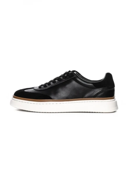Pantofi Sport Barbati din piele naturala 5332 BLACK | ADVANCER
