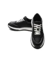 Pantofi Sport Barbati din piele naturala 7Q8807 BLACK | ADVANCER