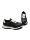 Pantofi Sport Barbati din piele naturala 7Q8807 BLACK | ADVANCER