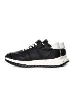 Pantofi Sport Barbati din piele naturala 7Q8807 BLACK | ADVANCER