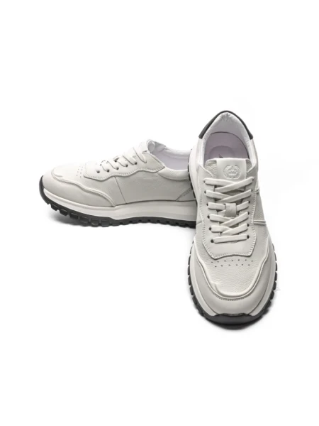 Pantofi Sport Barbati din piele naturala 7Q8807 WHITE | ADVANCER