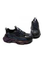 Pantofi sport Barbati din piele naturala 501378X Albast... » MeiMei.Ro