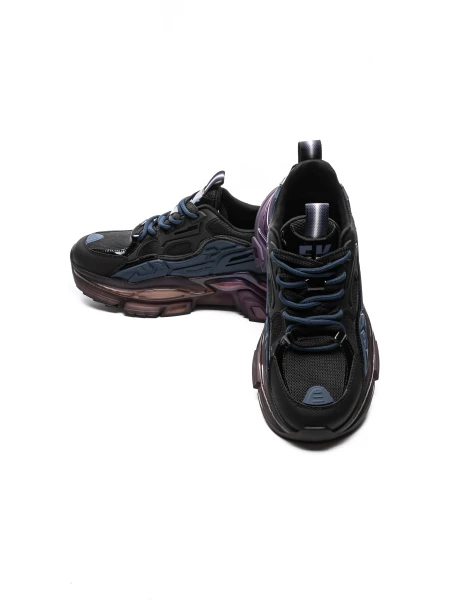 Pantofi sport Barbati din piele naturala 501378X Albast... » MeiMei.Ro
