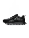 Pantofi Sport Barbati din piele naturala 7058 BLACK-GREY | ADVANCER