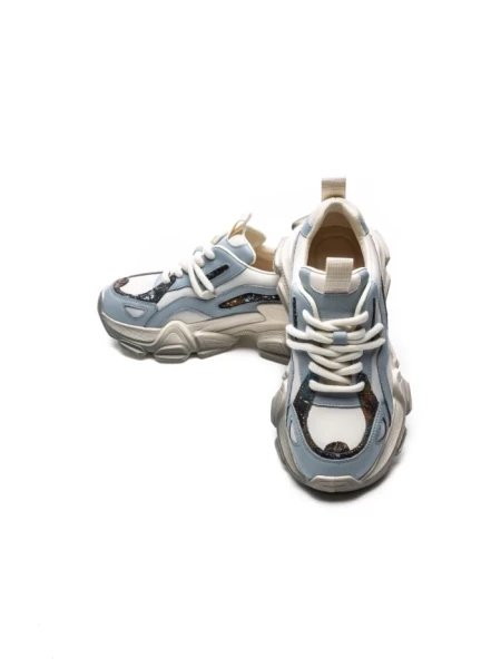 Pantofi Sport Dama din piele naturala HY5757-2 LIGHT BLUE | FRANCO GERARDO