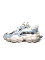 Pantofi Sport Dama din piele naturala HY5757-2 LIGHT BLUE | FRANCO GERARDO