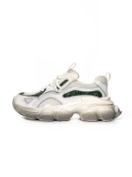Pantofi Sport Dama din piele naturala HY5757-2 CREAM-GREEN | FRANCO GERARDO