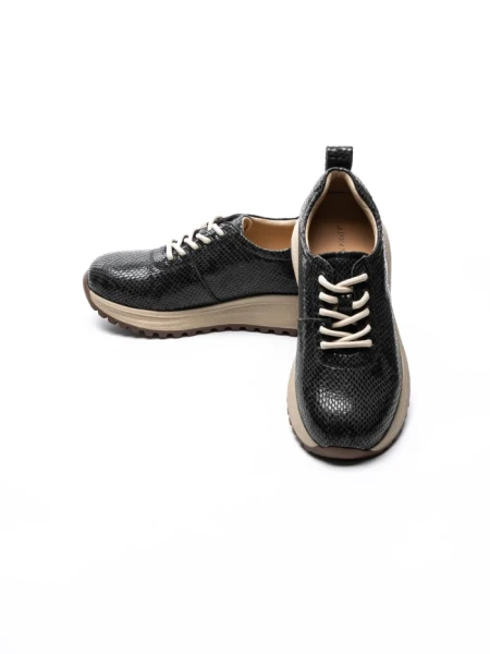 Pantofi Sport Dama din piele naturala 10886 BLACK | ADVANCER