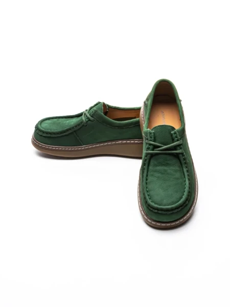 Pantofi Casual Dama din piele naturala 898 GREEN | ADVANCER