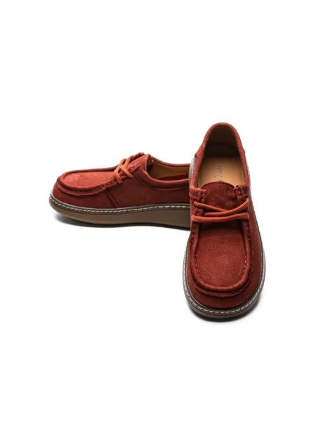 Pantofi Casual Dama din piele naturala 898 RED | ADVANCER
