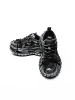 Pantofi Sport Barbati din piele naturala S52369 BLACK | ADVANCER