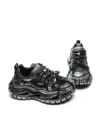Pantofi Sport Barbati din piele naturala S52369 BLACK | ADVANCER