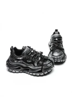 Pantofi Sport Barbati din piele naturala S52369 BLACK | ADVANCER