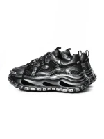 Pantofi Sport Barbati din piele naturala S52369 BLACK | ADVANCER