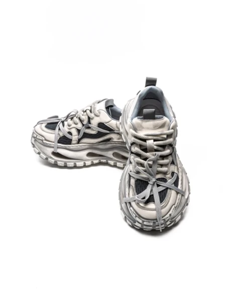 Pantofi Sport Barbati din piele naturala S52369 WHITE | ADVANCER