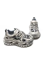 Pantofi Sport Barbati din piele naturala S52369 WHITE | ADVANCER