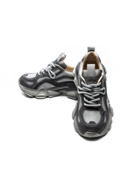 Pantofi Sport Dama din piele naturala Y5757 DARK GREY | ADVANCER