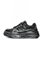 Pantofi Sport Barbati din piele naturala 98512-1 BLACK | ADVANCER