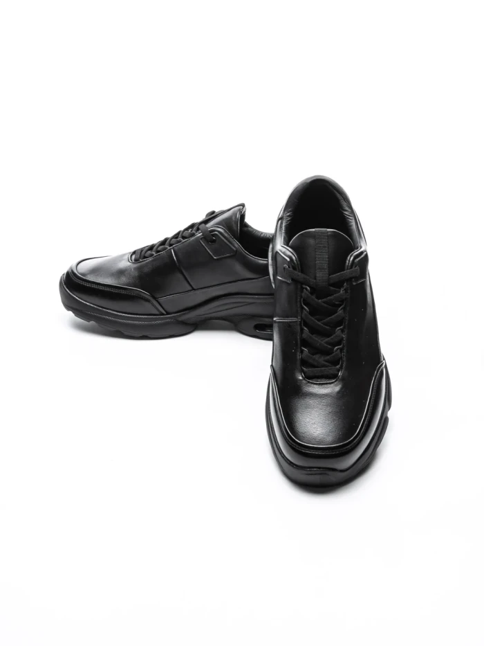 Pantofi Sport Barbati din piele naturala 5902 BLACK | ADVANCER