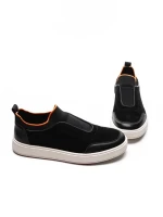 Pantofi Sport Barbati din piele naturala 25815 BLACK | ADVANCER