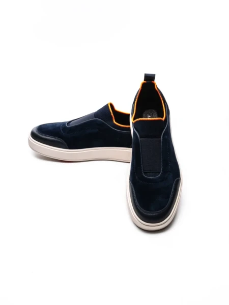 Pantofi Sport Barbati din piele naturala 25815 BLUE | ADVANCER