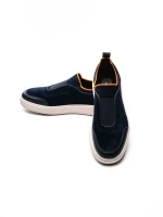 Pantofi Sport Barbati din piele naturala 25815 BLUE | ADVANCER