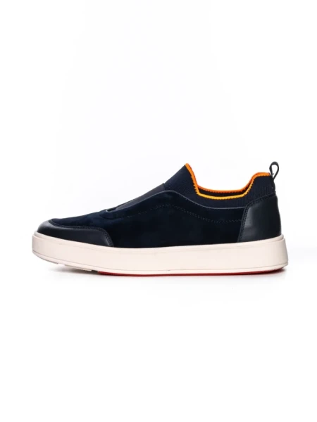 Pantofi Sport Barbati din piele naturala 25815 BLUE | ADVANCER