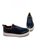 Pantofi Sport Barbati din piele naturala 25815 BLUE | ADVANCER
