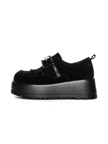 Pantofi Casual Dama din piele naturala 5005 BLACK | ADVANCER