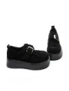 Pantofi Casual Dama din piele naturala 5005 BLACK | ADVANCER