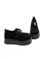 Pantofi Casual Dama din piele naturala 5005 BLACK | ADVANCER