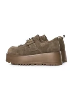 Pantofi Casual Dama din piele naturala 5005 KHAKI | ADVANCER