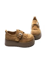 Pantofi Casual Dama din piele naturala 5005 CAMEL | ADVANCER