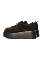 Pantofi Casual Dama din piele naturala 5005 BROWN | ADVANCER